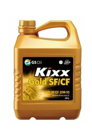 KIXX GOLD SF/CF 20W-50, 4л - фото 1 - id-p102008408