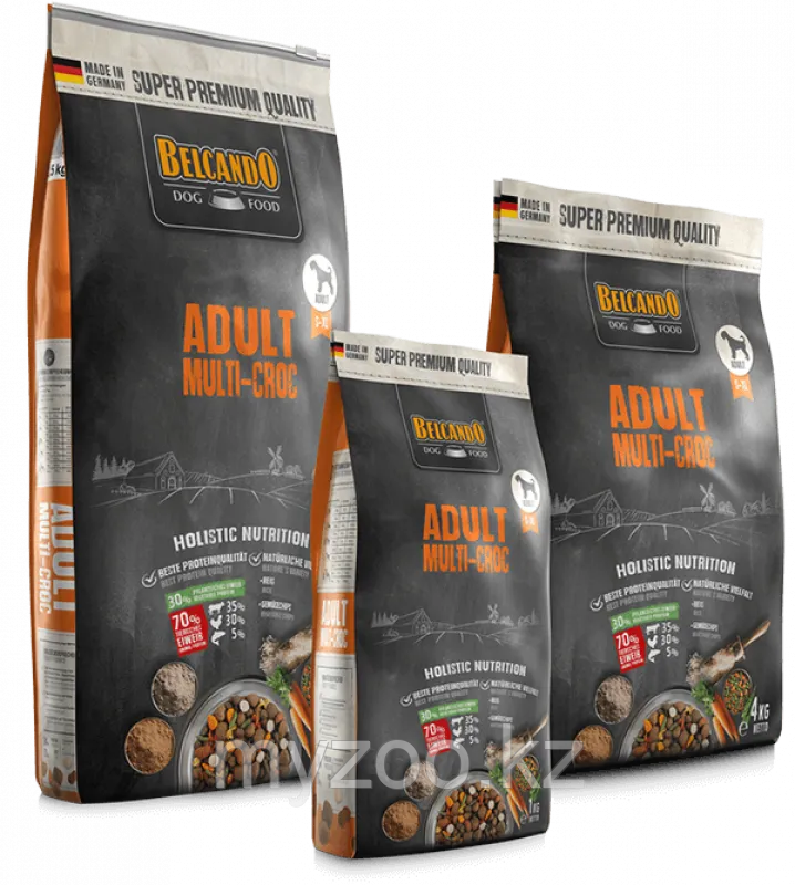 BELCANDO ADULT MULTI-CROC, Белькандо Адалт Мульти-крок, корм для средних и крупных пород собак, 12,5 кг