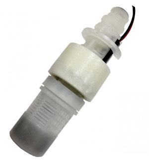 Клапан забора со встроенным датчиком уровня реагента FILTRO FONDO 3/8" - 1/2"+L.EONE PVDF-TFE