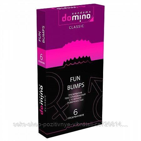 Презервативы DOMINO CLASSIC Fun Bumps ребристые 6 шт.