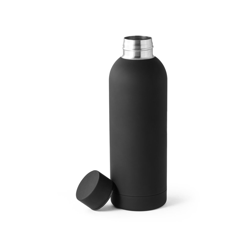 Бутылка из нержавеющей стали ODIN, черная - фото 2 - id-p102030840