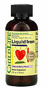 Железо для детей. Liquid Iron, с натуральным ягодным вкусом, 118 мл