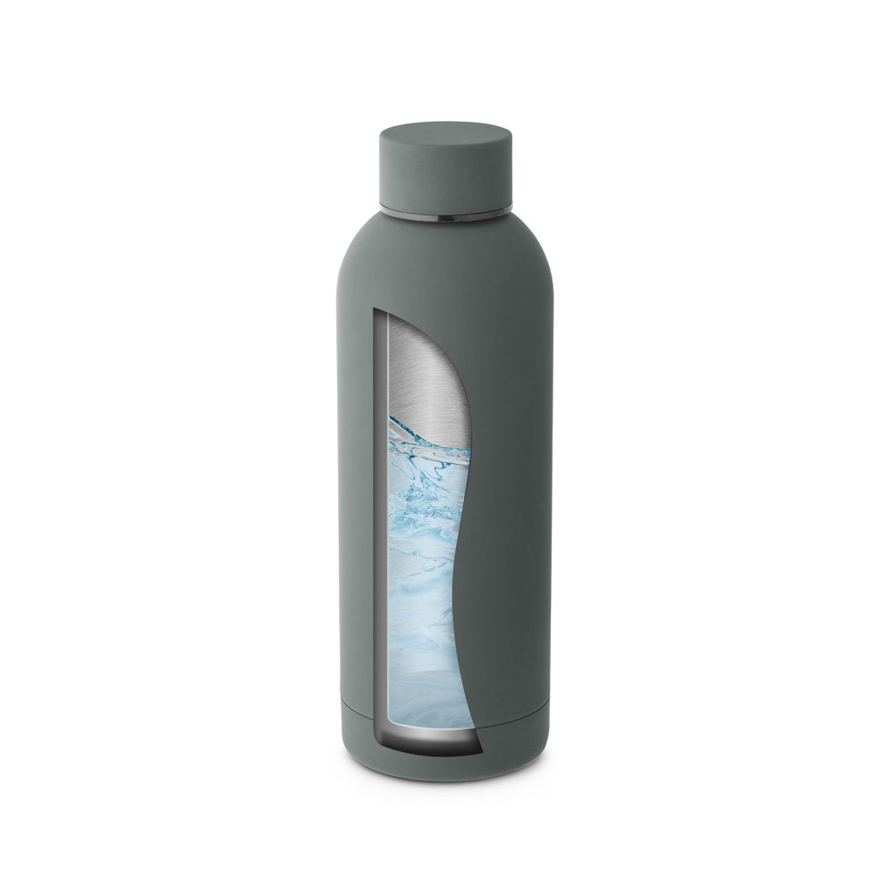 Бутылка из нержавеющей стали ODIN, темно-серая - фото 2 - id-p102035629
