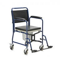 Кресло-коляска для инвалидов H 009B "Armed" (с санитарным оснащением),