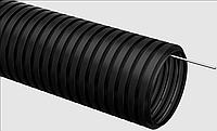 Труба гофрированная ПНД d=16мм с зондом черная (50м) IEK