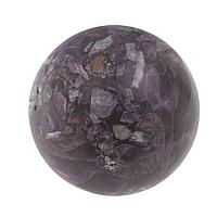 Шар из флюорита 8 см / шар декоративный / шар для медитаций / каменный шарик / сувенир из камня
