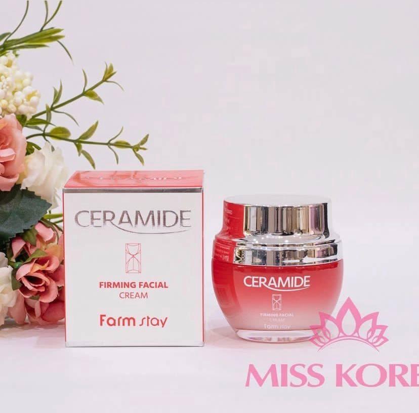 Укрепляющий крем для лица "Керамид" Farm Stay Ceramide Firming Facial Cream