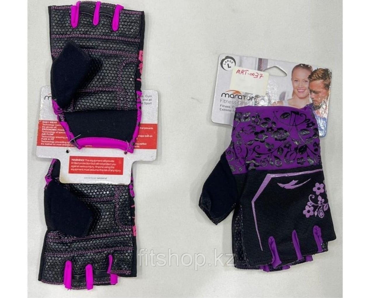 Перчатки -митенки для фитнеса Maraton