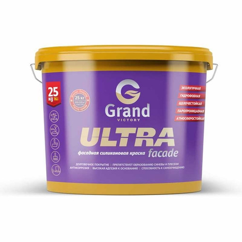 Краска водоэмульсионная Grand Victory «ULTRA FASADE» 25 кг