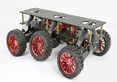 Робототехническая 6-колесная платформа/шасси с моторами