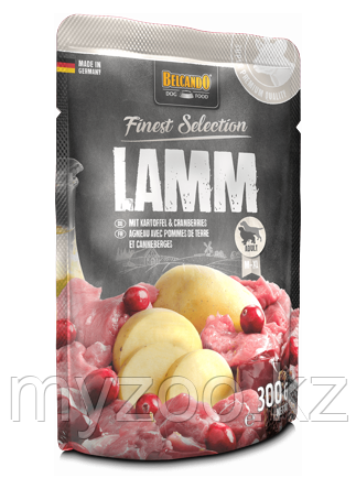 Belcando Lamb with potatoes & cranberries, для всех собак с ягненком, картофелем и клюквой, 300 гр - фото 1 - id-p102064862