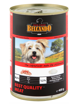 Belcando Best Quality meat ,Белькандо банки ,влажный корм для собак отборное мясо, 400 гр