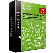 Dr.Web Security Space на 12 м., 1 ПК, лицензия