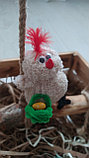 Интерьерная игрушка Цыпленок с корзинкой, фото 2
