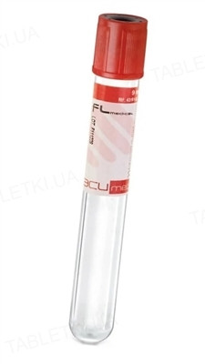 Пробирка вакуумная 5мл Beelab® без консерванта (красная крышка) - фото 1 - id-p102070801