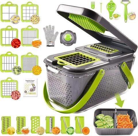 Набор для нарезки и шинковки овощей Veggie Chopper Slicer and Dicer {22 предмета} - фото 1 - id-p102072769