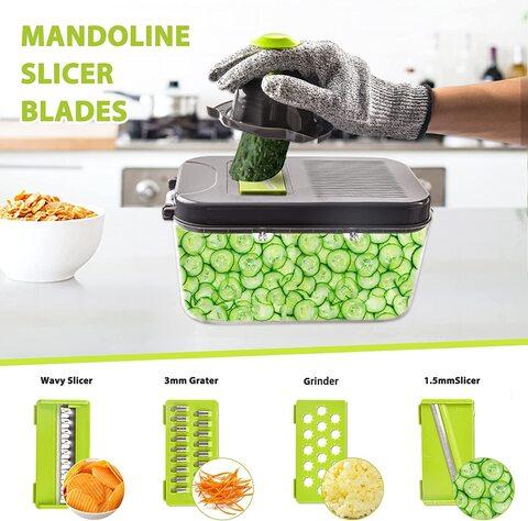 Набор для нарезки и шинковки овощей Veggie Chopper Slicer and Dicer {22 предмета} - фото 6 - id-p102072769