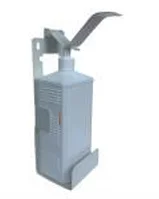 Металлический локтевой с бутылкой 1 литр, дозатор для антисептика и жидкого мыла