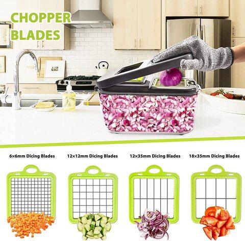 Набор для нарезки и шинковки овощей Veggie Chopper Slicer and Dicer {22 предмета} - фото 4 - id-p102073082