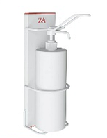 Металлический локтевой диспенсер Zadoor, с бутылкой 1 литр