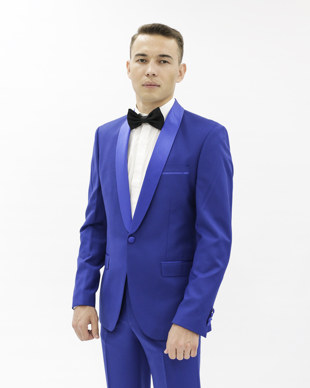 Мужской классический костюм «UM&H 614562363» синий - фото 2 - id-p102073639