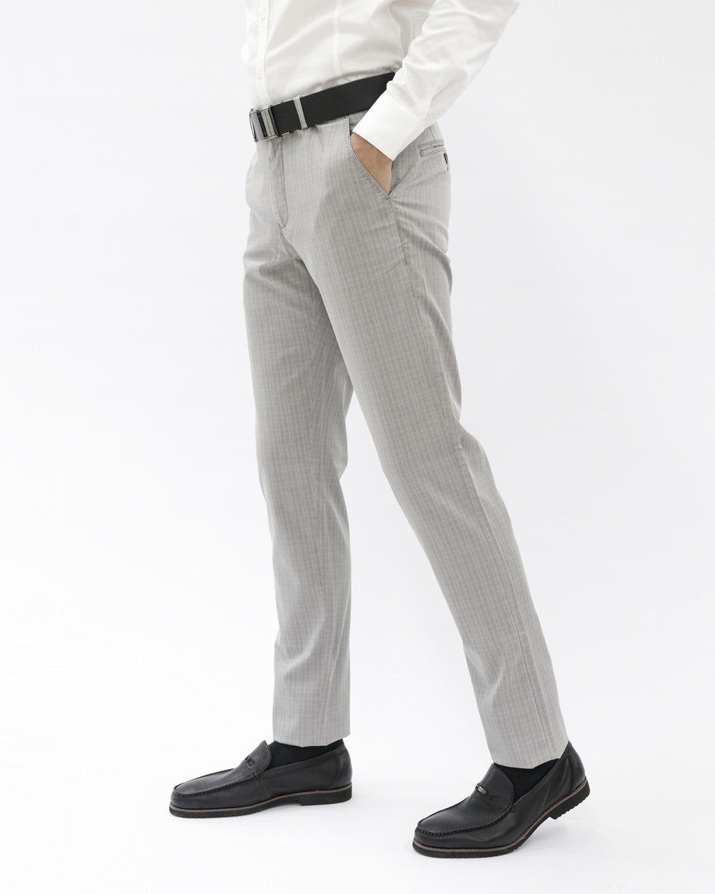 Мужские повседневные брюки «UM&H 934808100» белый - фото 2 - id-p102073689