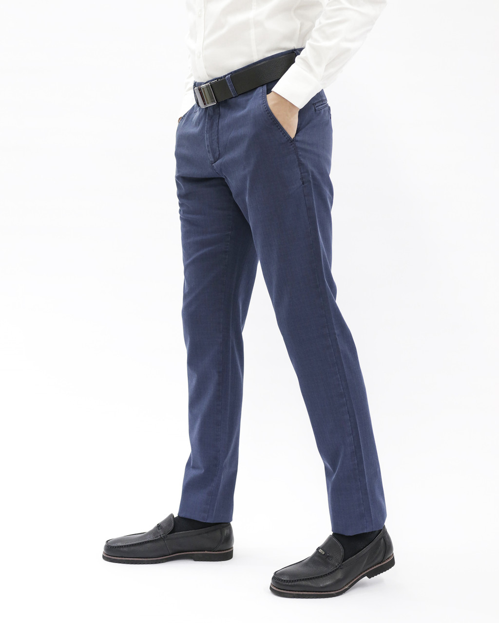 Мужские повседневные брюки «UM&H 539290575» синий - фото 2 - id-p102073700