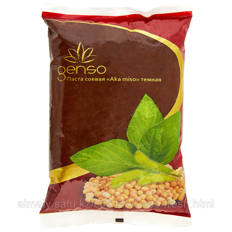 Мисо паста соевая Aka Miso темная Genso, 1 кг