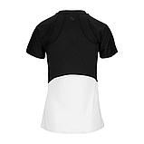 Тренировочная футболка женская Lyngdai черно-белая, фото 2