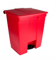 Многоразовый контейнер с педальным механизмом для сбора, хранения и перемещения  медицинских отходов