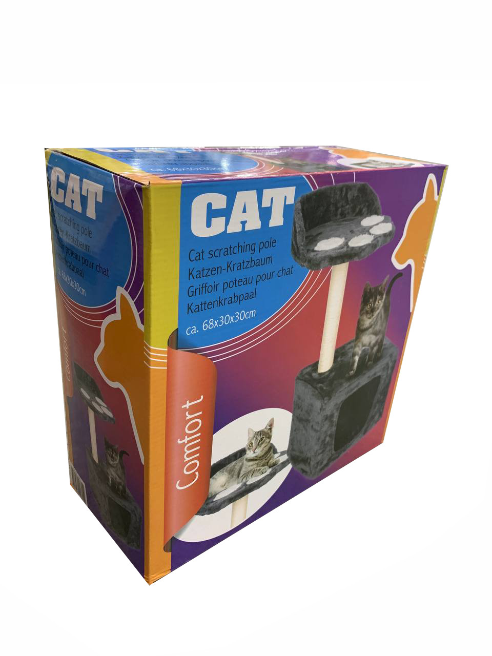Домик когтеточка для кошек Comfort (размер:68*30*30см) - фото 2 - id-p102079038