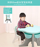 Детский стол с двумя стульчиками Learning Toy 76 бирюзовый, фото 5