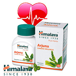 Himalaya Arjuna Cardiac Wellness для сердечно-сосудистой системы, 60 капсул
