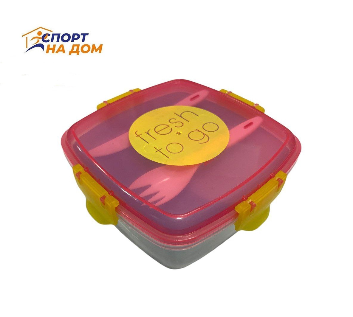 Lunch box контейнер для ланча с охлаждающим элементом на 1 л - фото 1 - id-p102079211