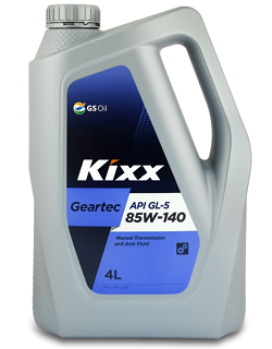 KIXX GEARTEC GL-5 85W-140, 4л - фото 1 - id-p102080277