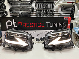 Передние фары на Lexus GX460 2014-19 дизайн 2021