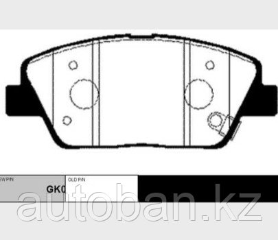 Тормозные колодки передние Hyundai Sonata YF 2010-/Kia Optima 2011-