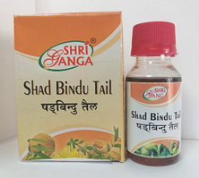 Шадбинду масло при инфекционных заболеваниях носа (Shadbindu tail SHRI GANGA), 50 мл.