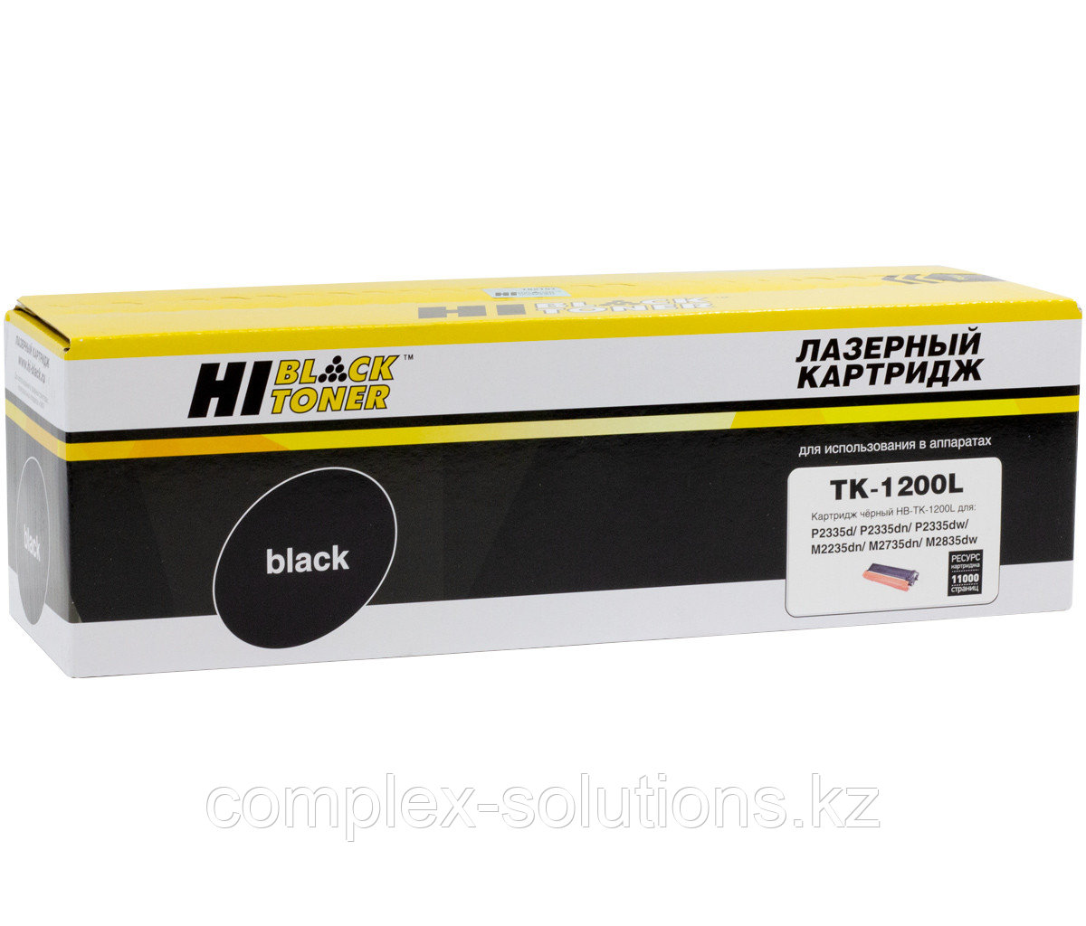 Тонер картридж Hi-Black [TK-1200L] для Kyocera Ecosys M2235 | 2735 | 2835 | P2335, 11K [увелич. ресурс] |