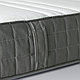 Матрас с пружинами карманного типа ХОВОГ, очень жесткий/темно-серый 90x200 см, фото 6