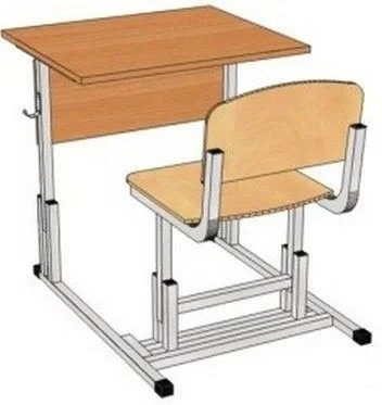 Стол ученический одноместный + стул