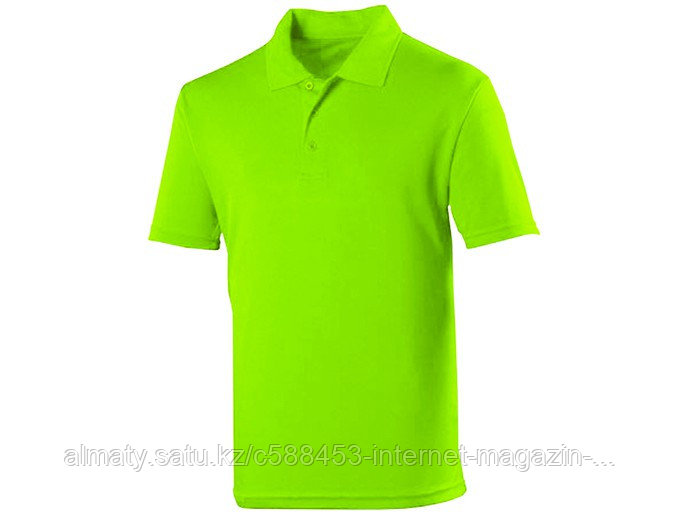 Рубашка поло, 180гр, 95% хлопок 5% спандекс, салатовый