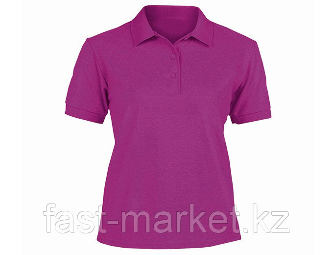 Рубашка поло женское, 200гр, 100% хлопок, фиолетовый