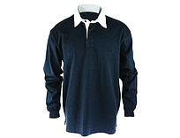 Рубашка регби, 280гр, 100% хлопок, черный