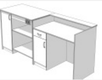 Стол демонстрационный для кабинета физики 2400х750х900