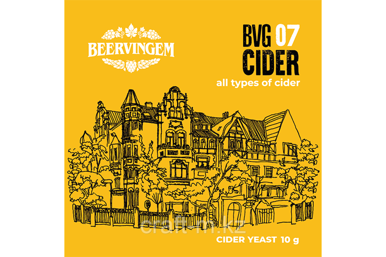 Дрожжи Beervingem для сидра "Cider BVG-07", 10 г - фото 1 - id-p53609910