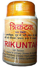 Трикунтак, Шри Ганга / Trikuntak Shri Ganga, 100табл . Почечные камни, песок, воспаление, цистит, отечность. - фото 1 - id-p102116648