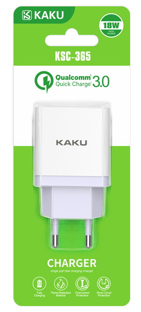 Сетевое зарядное устройство KAKU KSC-365 - фото 2 - id-p102119010