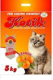 Kotik 5 кг комкующийся наполнитель с запахом апельсина для кошачьего туалета