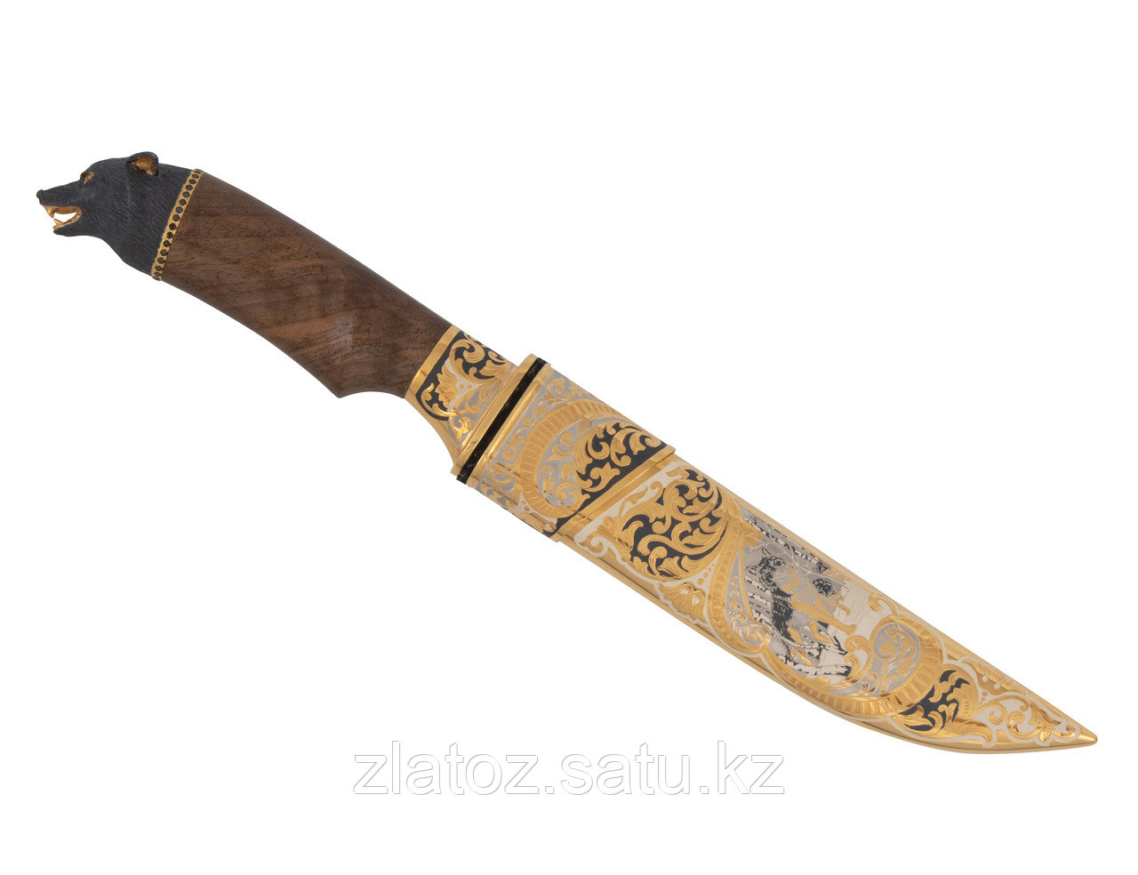 Нож ЦМ "Черная скала" (сталь Х12МФ) - Купить в Казахстане - фото 3 - id-p61718615